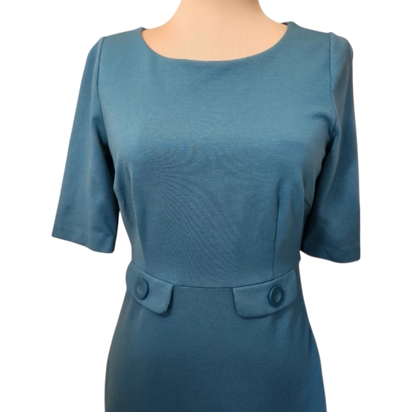 BODEN "Audrey" Ponte Sheath Dress - Size 6L - Picture 4 of 14